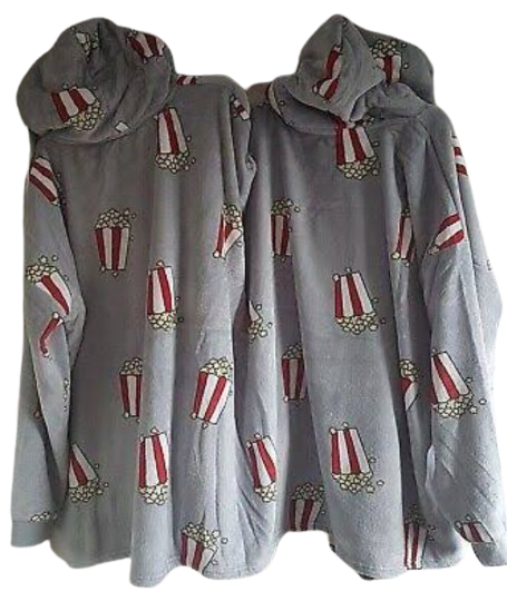 Double One-piece Sweatshirt Pajamas