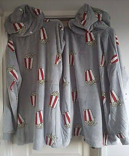 Double One-piece Sweatshirt Pajamas